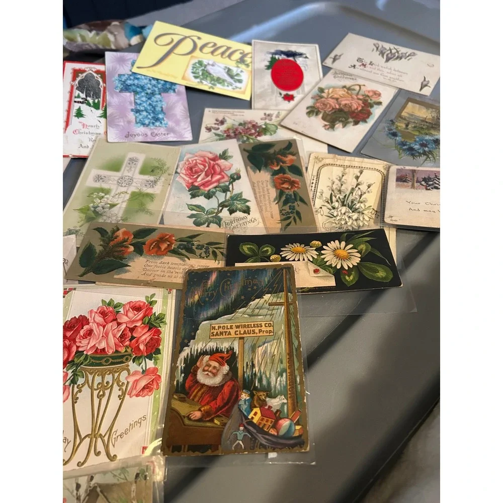 Vintage Postcard Lot of 20+ PostCards, most Written on, early 1900s